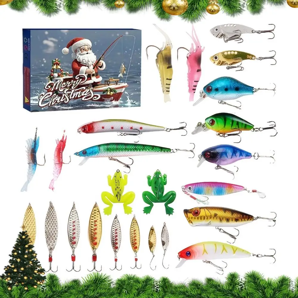 Adventskalender mit 24 Angelködern aus ABS – Ansicht 9