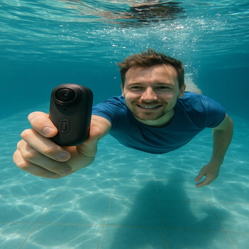 Wasserdichtes 4K Action-Kamera-Set mit Gehäuse und 64-GB-Karte – Ansicht 14