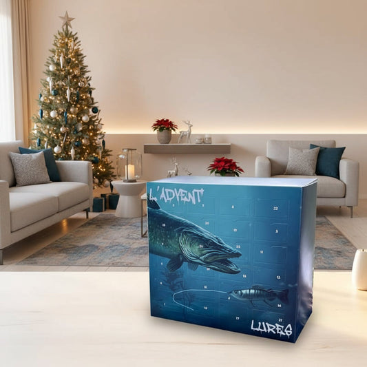 Adventskalender für Angler mit 24 Türchen