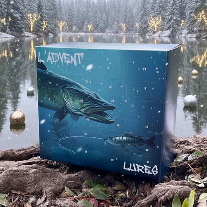 Adventskalender für Angler mit 24 Türchen